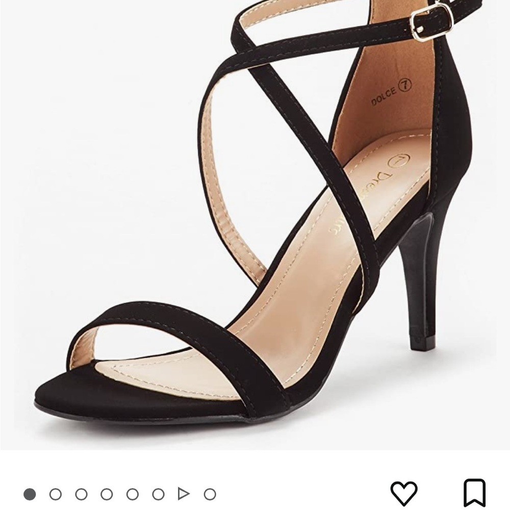 NWT mysoft black heals 8.5